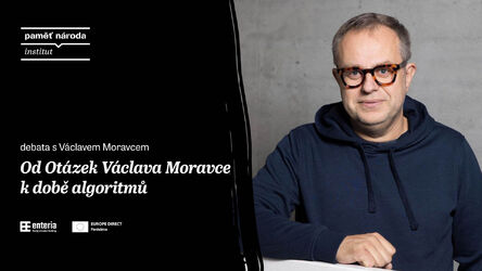 Od Otázek Václava Moravce k době algoritmů / debata s Václavem Moravcem v Divadle 29